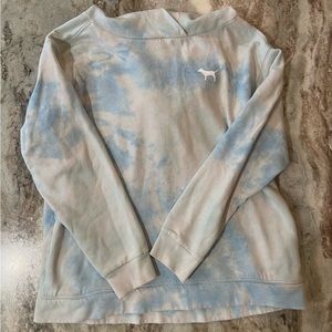 Victoria’s Secret Pink hoodie. Tie dye blue. Size S-M.